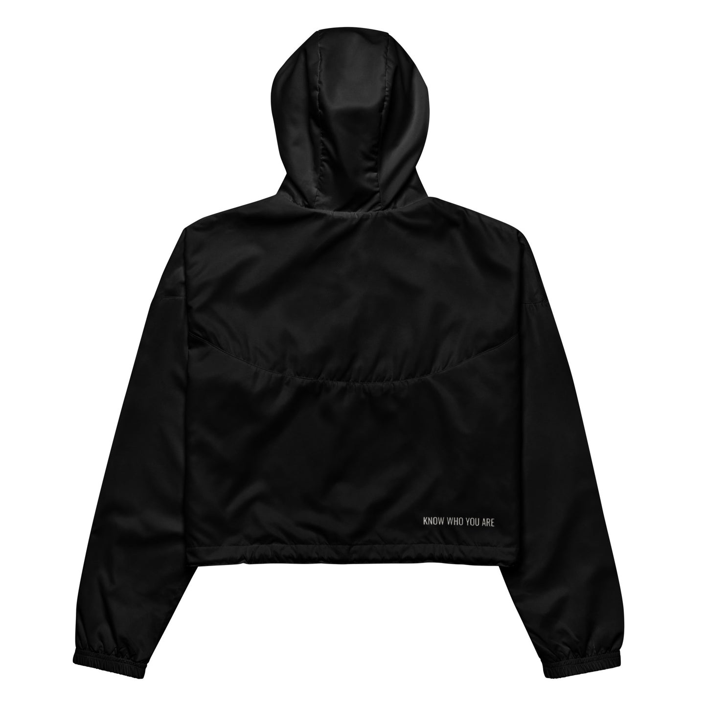 ASK 'BOUT ME Women’s cropped windbreaker