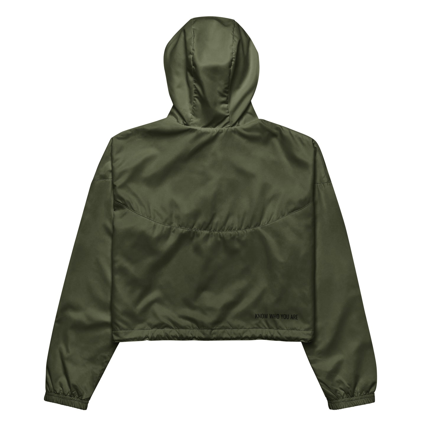 ASK 'BOUT ME Women’s cropped windbreaker